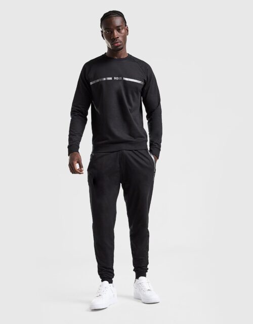BOSS Authentic Crew Tracksuit - Zwart- Heren, Zwart