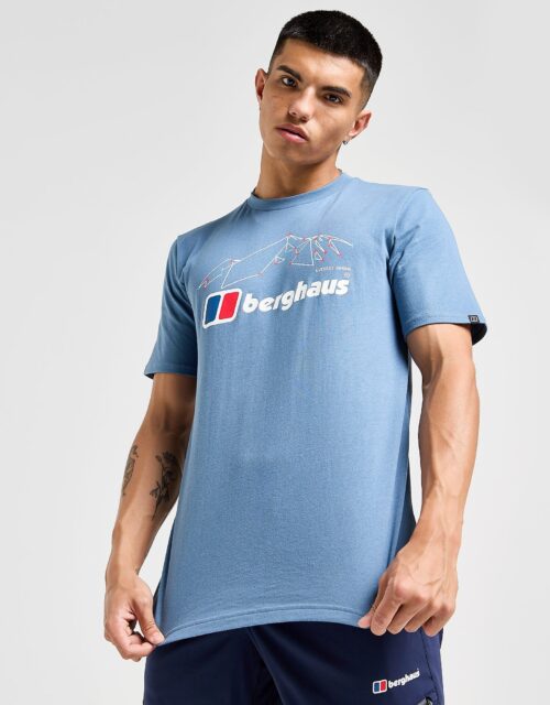 Berghaus Everest T-Shirt - Blauw- Heren, Blauw