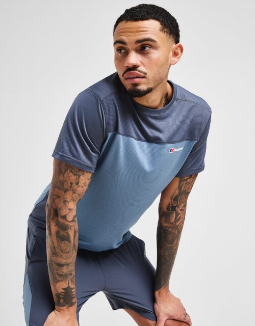 Berghaus Explorer Tech T-Shirt - Blauw- Heren, Blauw