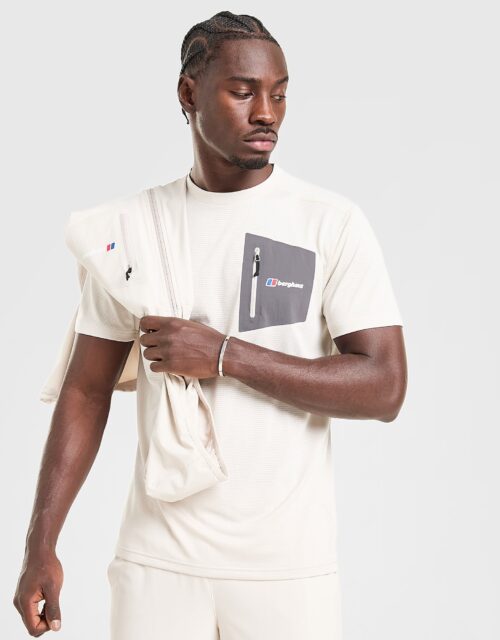 Berghaus Sidley Pocket T-Shirt - Bruin- Heren, Bruin