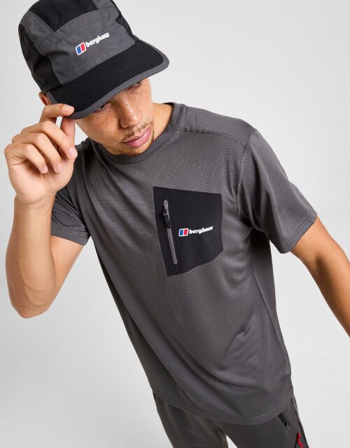 Berghaus Sidley Pocket T-Shirt - Grijs- Heren, Grijs