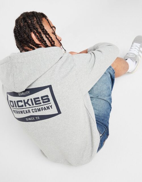 Dickies Bolivar Full Zip Hoodie - Grijs- Heren, Grijs
