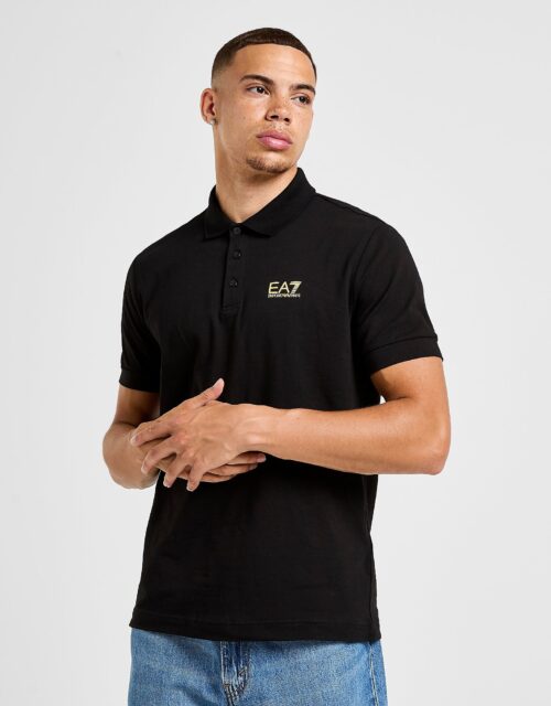 EA7 Emporio Armani Core Polo Shirt - Zwart- Heren, Zwart