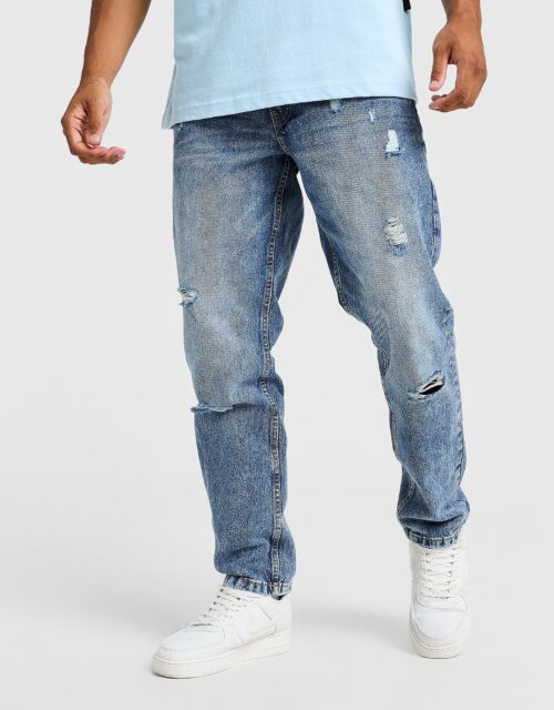 Hoodrich App Tapered Jeans - Blauw- Heren, Blauw