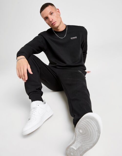 McKenzie Essential Crew Tracksuit - Zwart- Heren, Zwart