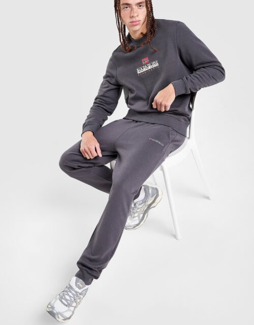 Napapijri Melk Fleece Joggers - Grijs- Heren, Grijs
