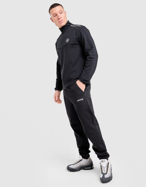 Napapijri Melk Fleece Joggers - Zwart- Heren, Zwart