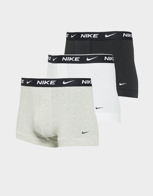 Nike 3 Pack Boxershorts Heren - Wit- Heren, Wit