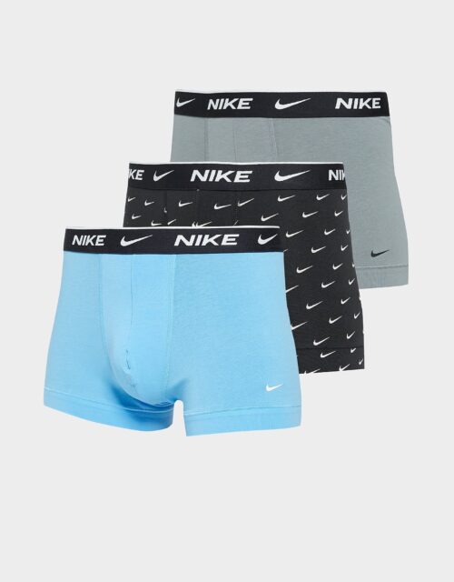 Nike 3 Pack Boxershorts Heren - Zwart- Heren, Zwart