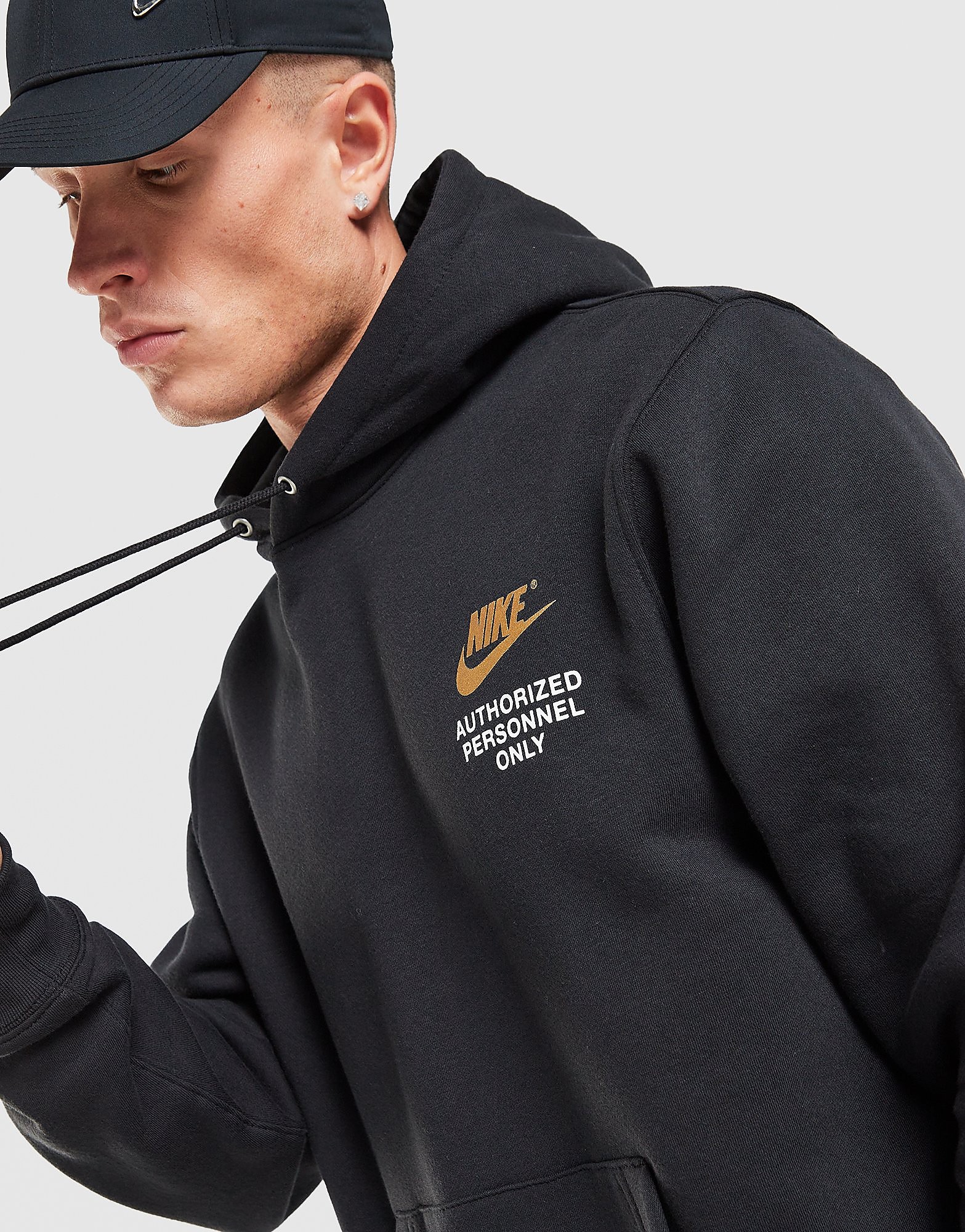 Nike Authorised Hoodie - Zwart- Heren, Zwart Nike Authorised Hoodie - Zwart- Heren, Zwart