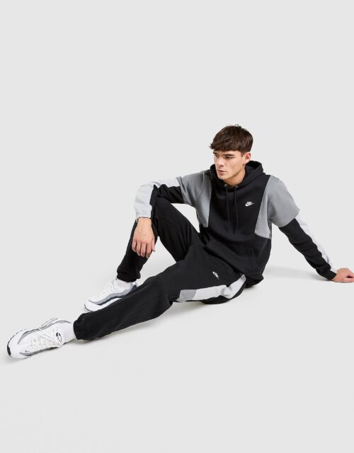Nike Club Fleece Colour Block Joggers - Zwart- Heren, Zwart