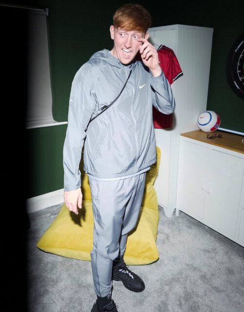 Nike Dri-FIT geweven hardloopbroek voor heren Challenger - Grijs- Heren, Grijs