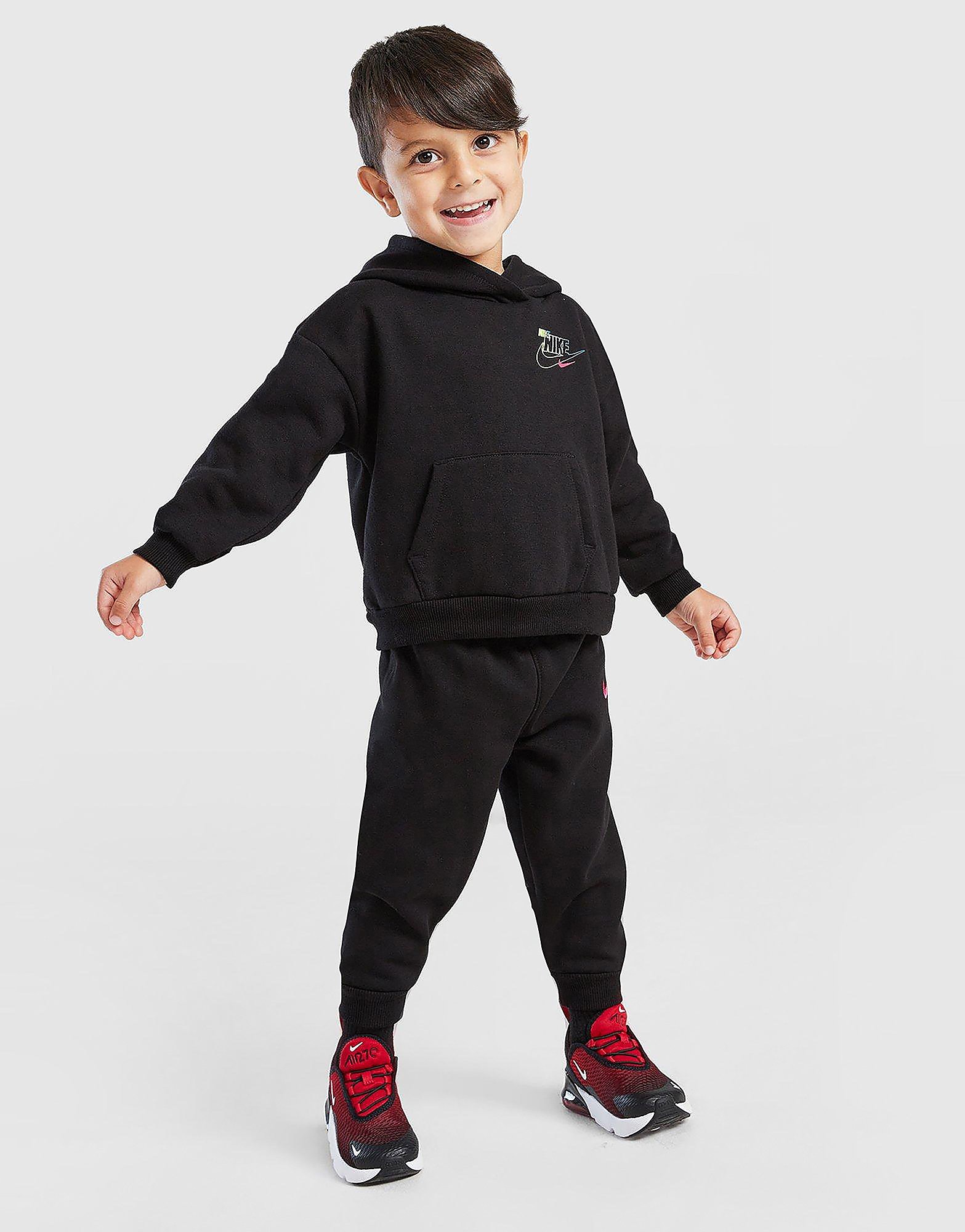 Nike Glow Repeat Swoosh Tracksuit Infant - Zwart - Kind, Zwart Nike Glow Repeat Swoosh Tracksuit Infant - Zwart - Kind, Zwart
