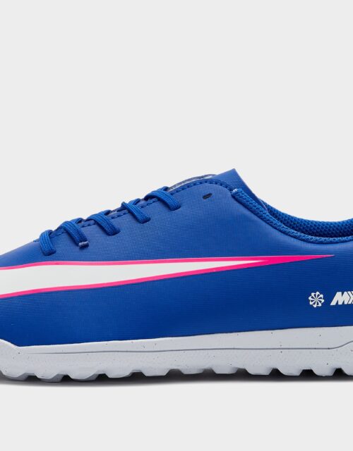 Nike Low-top voetbalschoenen voor kleuters/kids (turf) Jr. Mercurial Vapor 16 Club - Blauw - Kind, Blauw