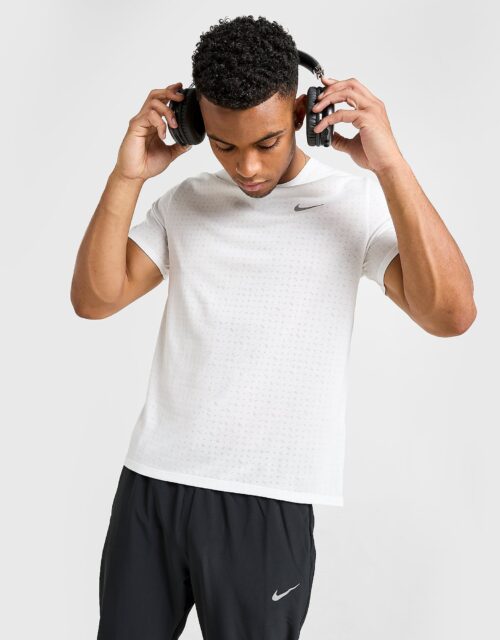 Nike Miler Breathe T-Shirt - Grijs- Heren, Grijs