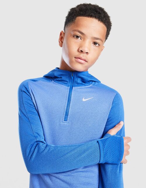 Nike Therma-FIT top met korte rits voor kids Nike - Blauw, Blauw