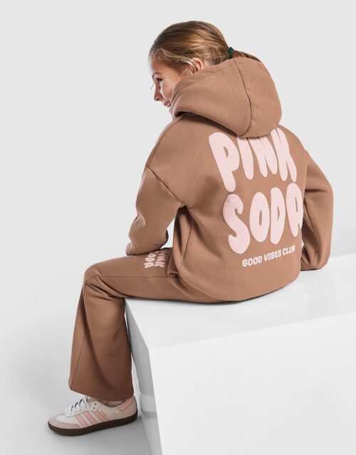 Pink Soda Sport Girls' Mix Hoodie Tracksuit Children - Bruin - Kind, Bruin