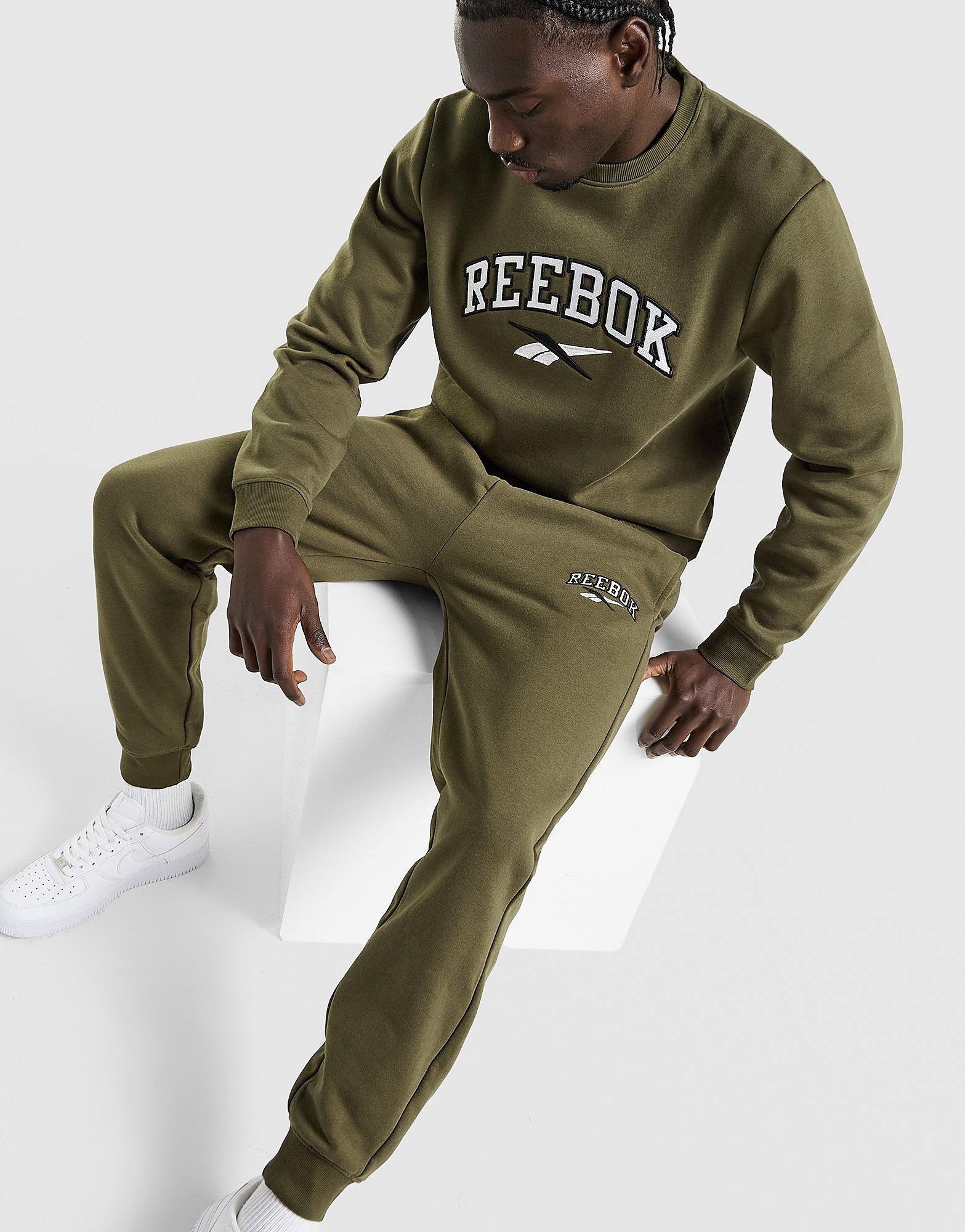 Reebok State Fleece Joggers - Groen- Heren, Groen Reebok State Fleece Joggers - Groen- Heren, Groen