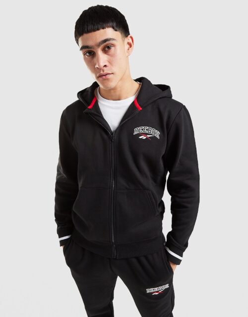 Reebok State Full Zip Tracksuit - Zwart- Heren, Zwart