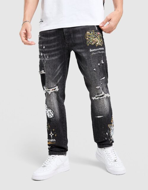 Supply & Demand Domain Jeans - Zwart- Heren, Zwart