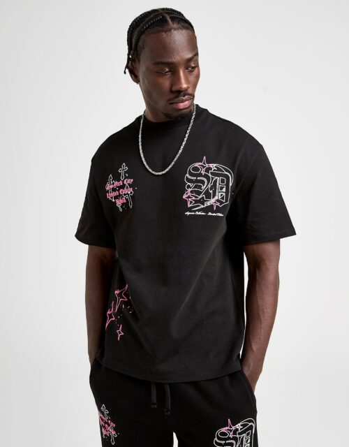 Supply & Demand Vito T-Shirt - Zwart- Heren, Zwart