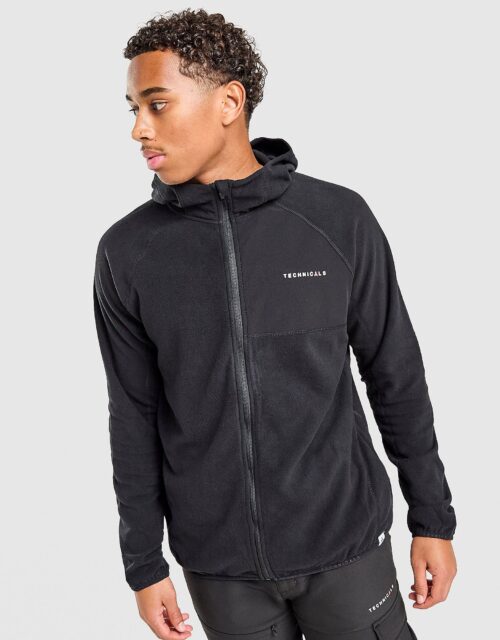 Technicals Anker Full Zip Hoodie - Zwart- Heren, Zwart