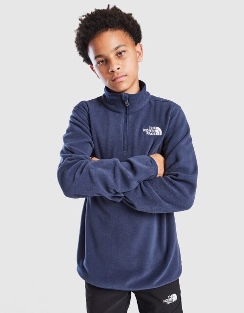 The North Face Glacier 1/2 Zip Fleece Junior - Blauw, Blauw