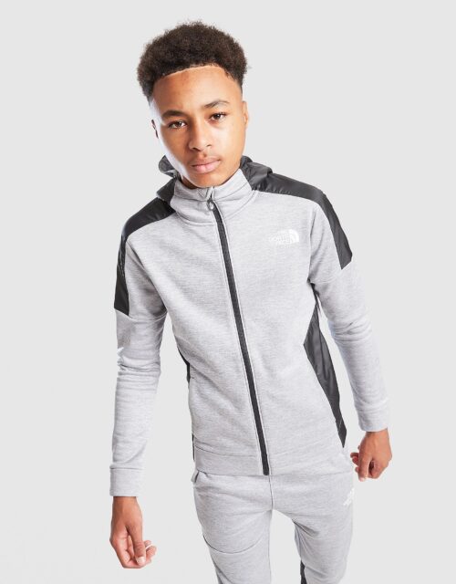 The North Face Mittelegi Full Zip Hoodie Junior - Grijs, Grijs