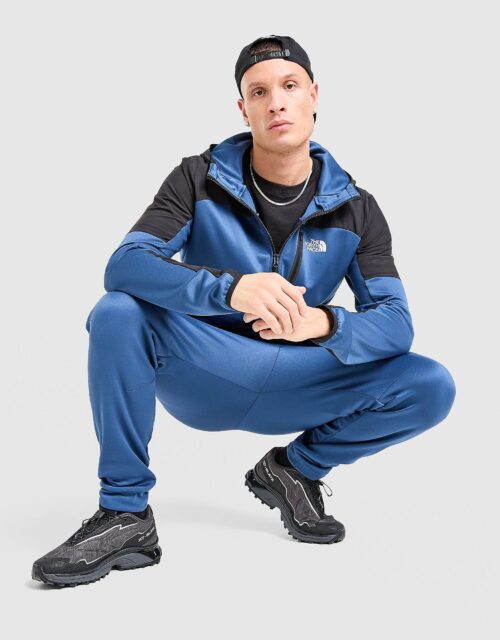 The North Face Mountain Athletics Full Zip Poly Hoodie - Blauw- Heren, Blauw