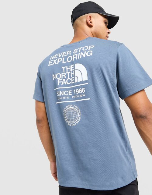 The North Face Notes Relax T-Shirt - Blauw- Heren, Blauw