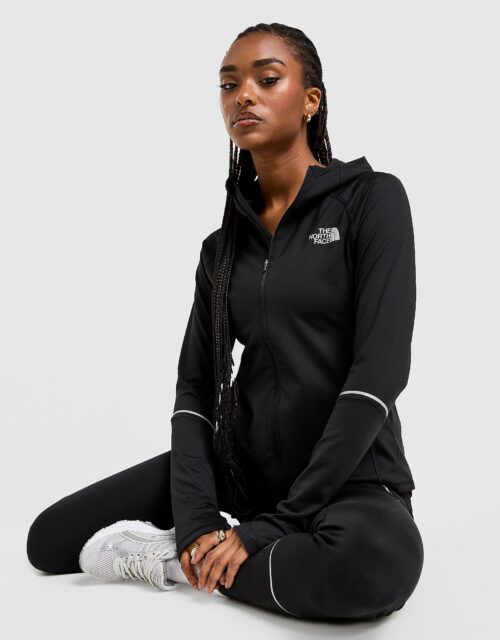 The North Face Run Full Zip Slim Hoodie - Zwart- Dames, Zwart