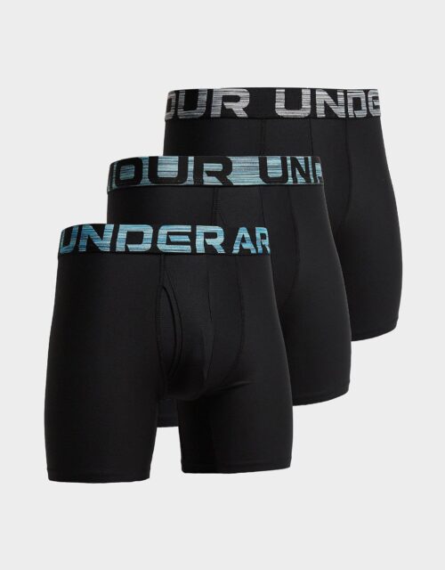 Under Armour 3-Pack Boxers - Zwart- Heren, Zwart