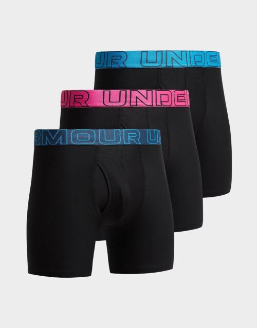 Under Armour 3-Pack Boxers - Zwart- Heren, Zwart