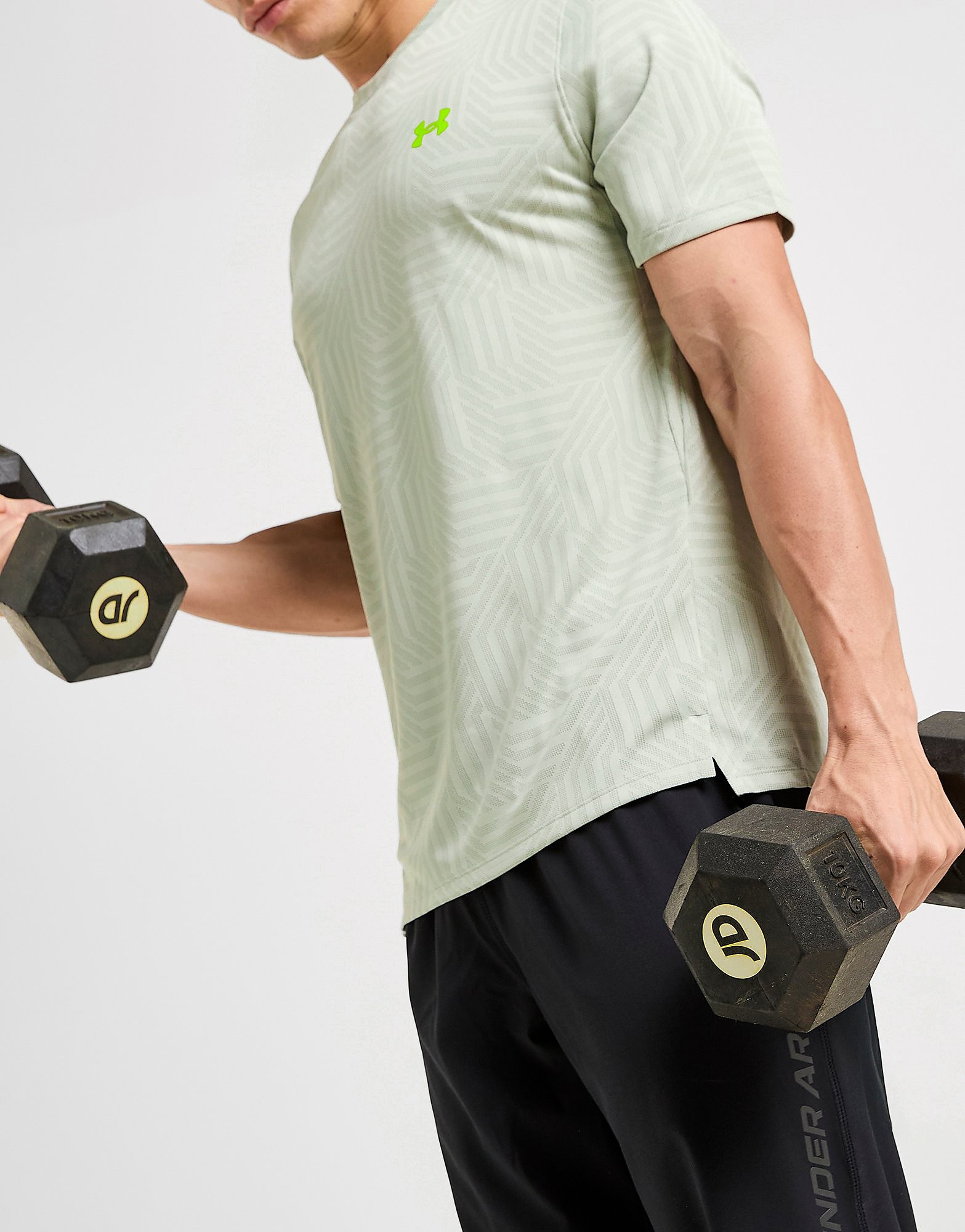 Under Armour Vent Geotessa T-Shirt - Groen- Heren, Groen Under Armour Vent Geotessa T-Shirt - Groen- Heren, Groen