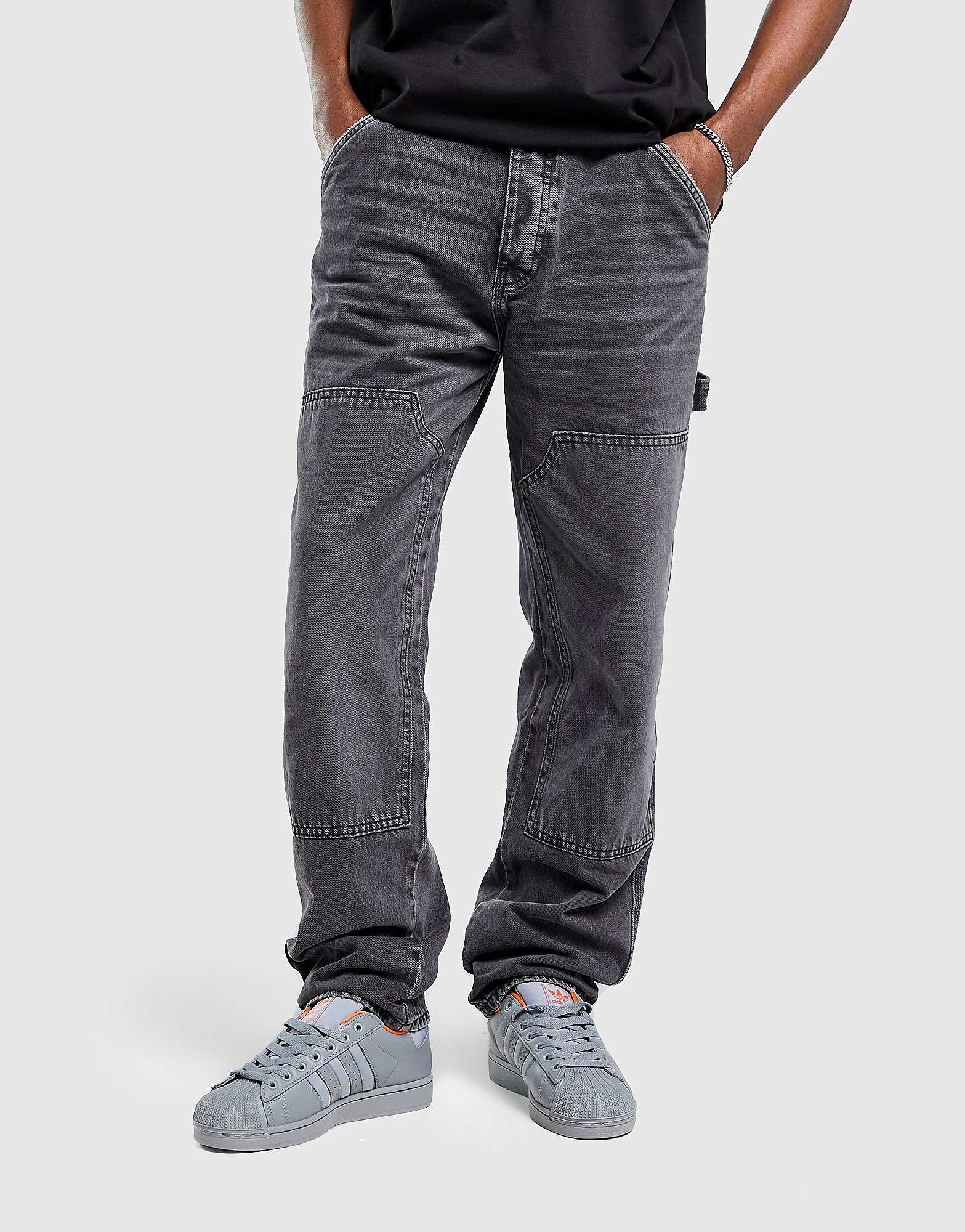 Unlike Humans Arther Jeans - Grijs- Heren, Grijs Unlike Humans Arther Jeans - Grijs- Heren, Grijs