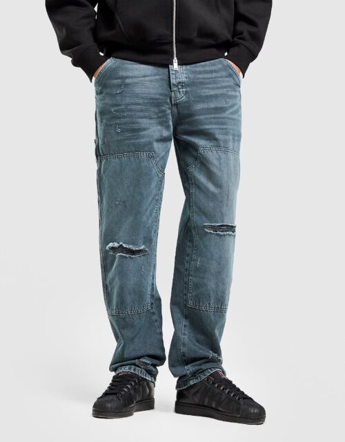 Unlike Humans Pryor Jeans - Blauw- Heren, Blauw
