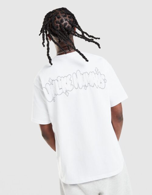 Unlike Humans Regent T-Shirt - Wit- Heren, Wit