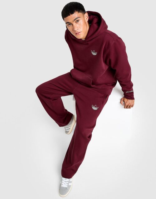 adidas Originals Chain Stitch Open Hem Joggers - Rood- Heren, Rood