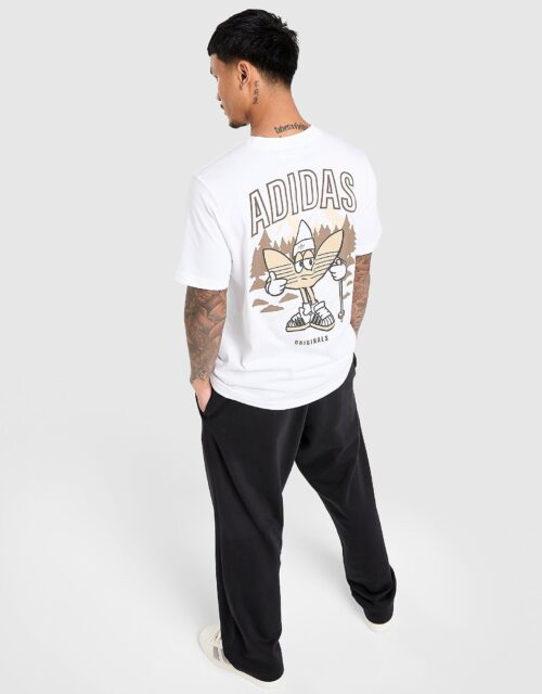 adidas Originals Hiking Treffy T-Shirt - Wit- Heren, Wit