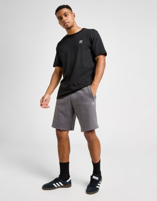 adidas Originals Trefoil Essential Fleece Shorts - Grijs- Heren, Grijs