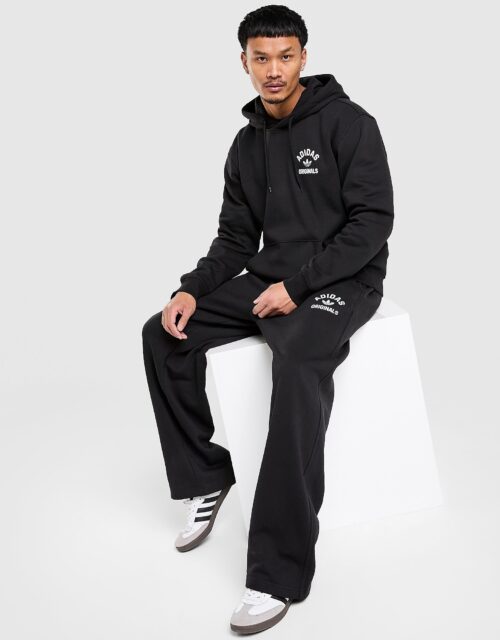 adidas Originals Trefoil Graphic Joggers - Zwart- Heren, Zwart