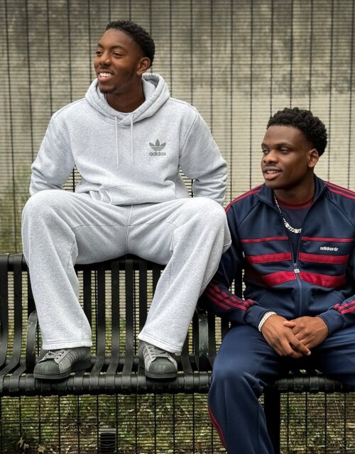 adidas Originals Trefoil Open Hem Joggers - Grijs- Heren, Grijs